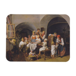 Julmorgon (av Ferdinand Georg Waldmüller) Magnet