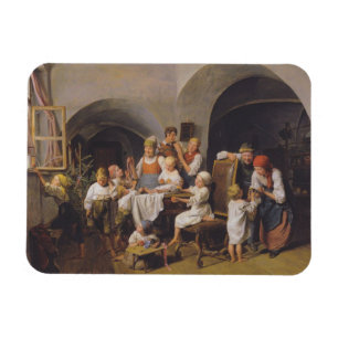 Julmorgon (av Ferdinand Georg Waldmüller) Magnet