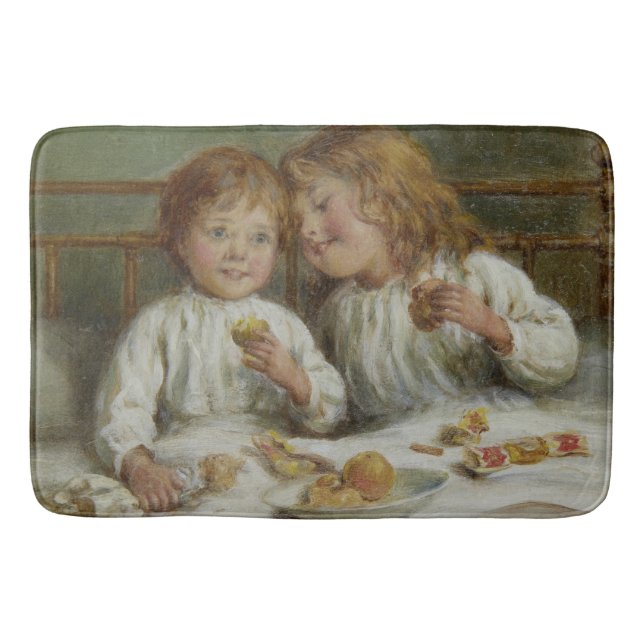 Julmorgon (av Joseph Clark) Badrumsmatta (Framsidan)