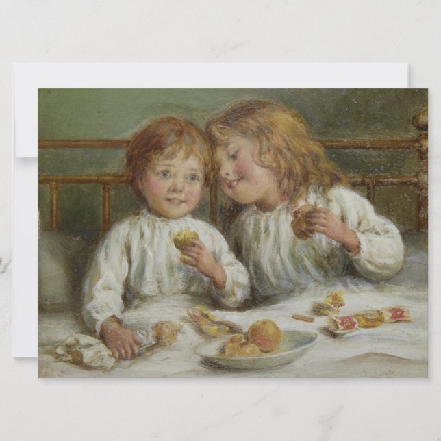 Julmorgon (av Joseph Clark) Kort (Framsida)