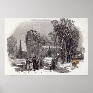 Julmorgon: Gå till kyrkan Poster