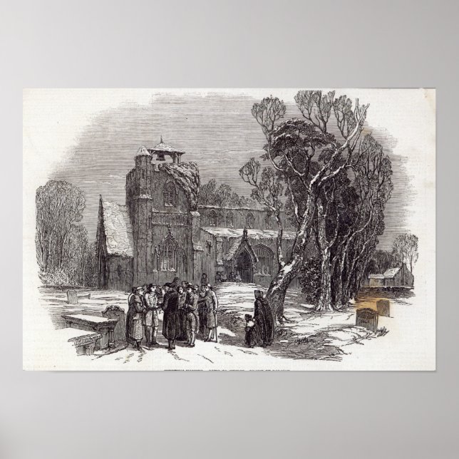 Julmorgon: Gå till kyrkan Poster (Framsidan)