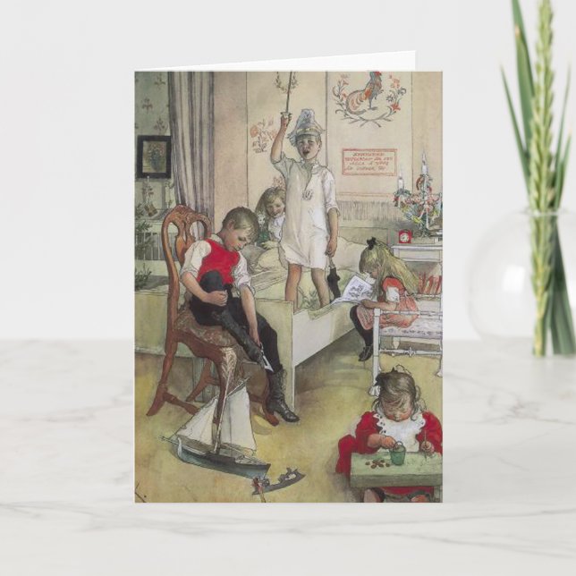 Julmorgon Helgkort (Framsida)