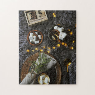 Julmorgon Hett Chocolate & Marshmellows Pussel