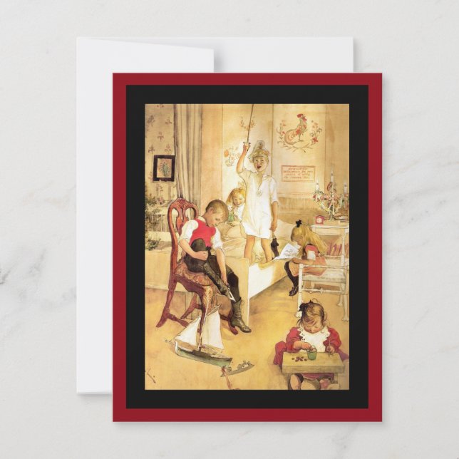 Julmorgon Julkort (Framsida)