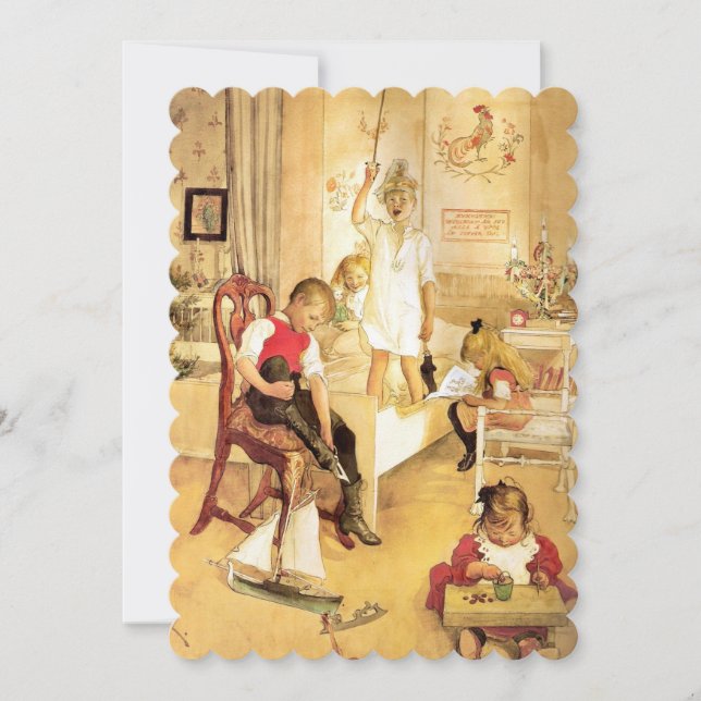 Julmorgon Julkort (Framsida)