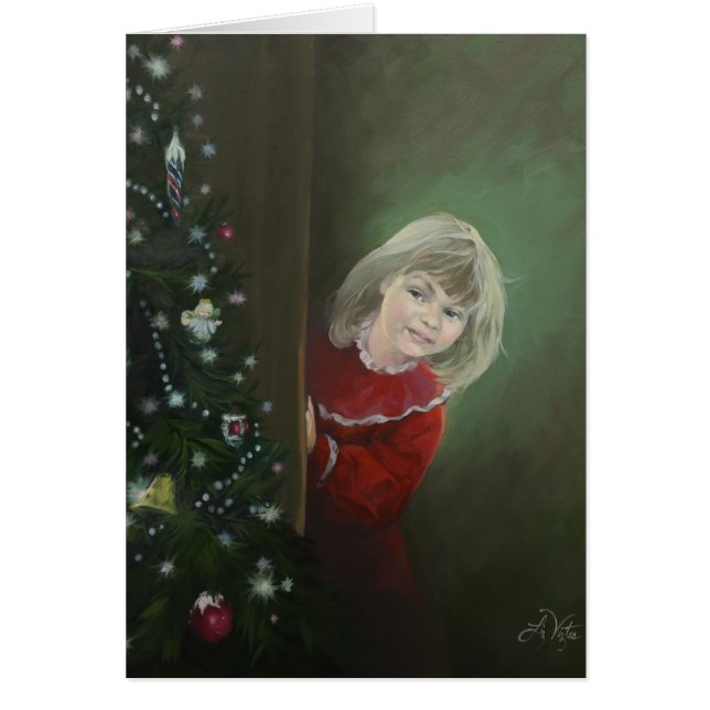 Julmorgon-kort Hälsningskort (Framsidan)