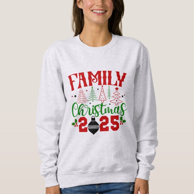 Julmorgon | Mysig Familj T Shirt (Framsida)