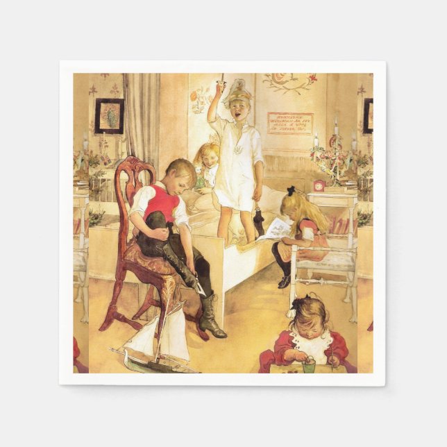 Julmorgon Pappersservett (Framsidan)