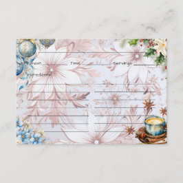 Julmorgon - receptkort tilläggskort