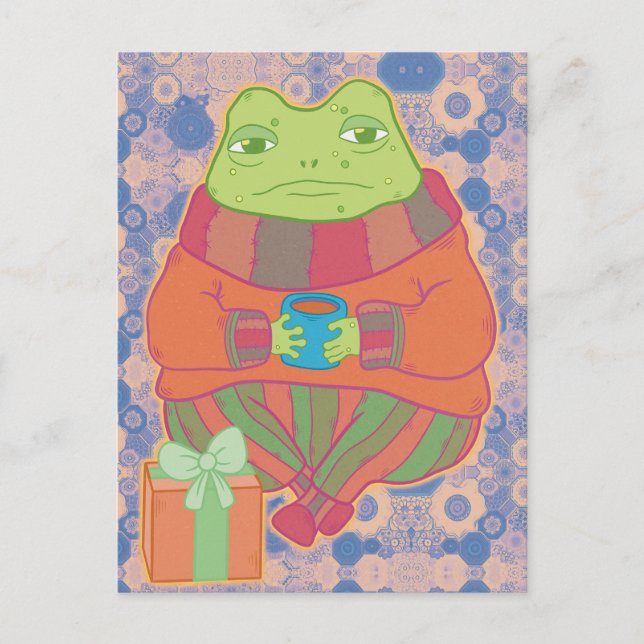 Julmorgon Vykort (Framsida)