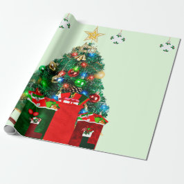 Julmorgon Wrapping Papper Presentpapper