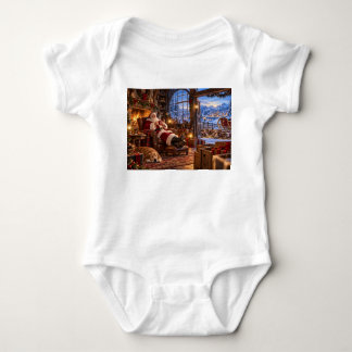 Julmorgonen efter Santa och renar T Shirt