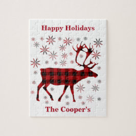 Julmos, hjort, älk, karibou, rödspätta pussel