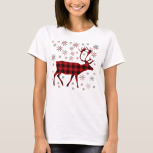 Julmos, hjort, älk, karibou, rödspätta t shirt