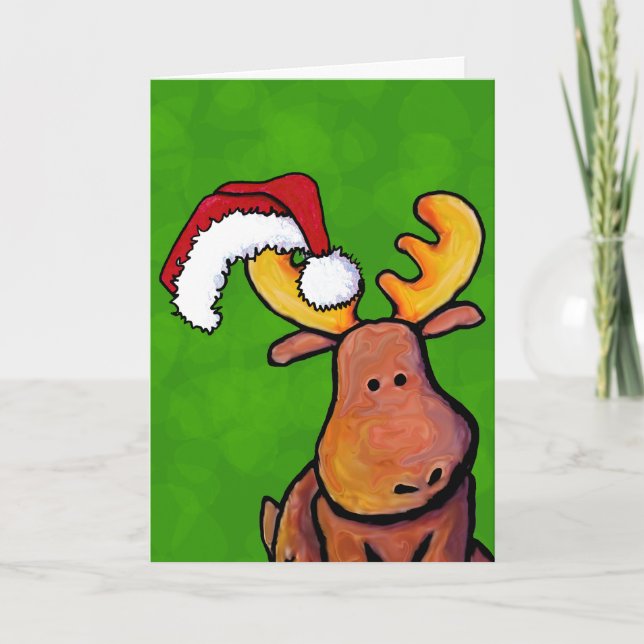 Julmosa-Helgdag Helgkort (Framsida)