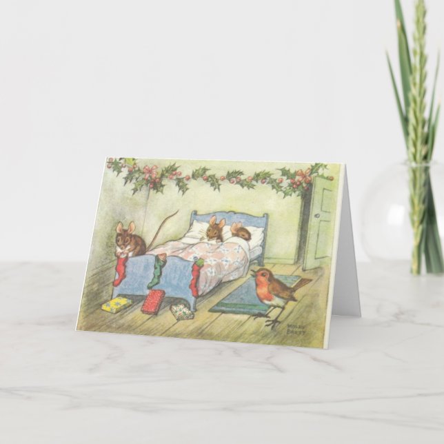 Julmöss Helgkort (Framsida)