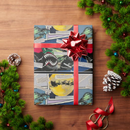 "Julmöten" Måla på en Presentpapper