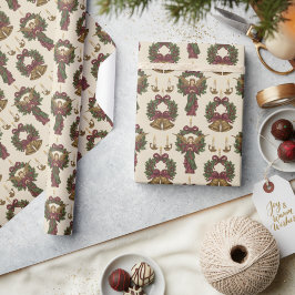 Julmotiv från den viktorianska eran Klassiska högt Presentpapper