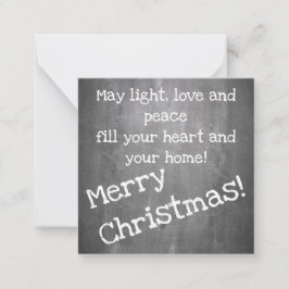 Julmotiv i JULAFTON-anteckning Ca i-tavlan stil Anteckningskort