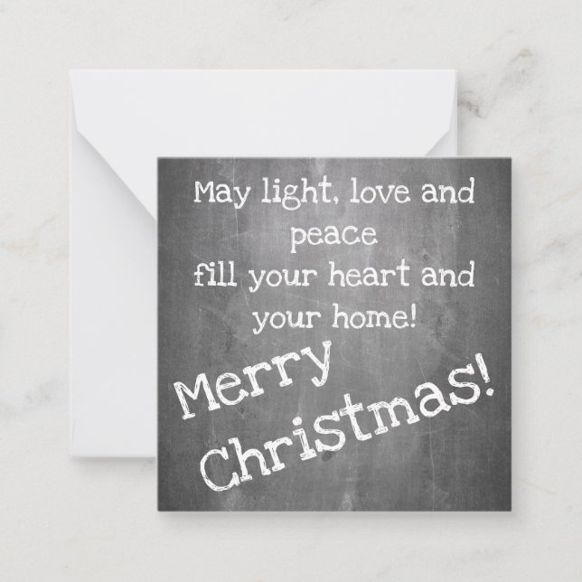 Julmotiv i JULAFTON-anteckning Ca i-tavlan stil Anteckningskort (Framsida)