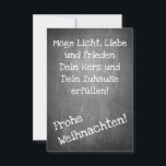 Julmotiv i stil-JULAFTON i schalkboard<br><div class="desc">Julmotif i stil med ord Frohe Weihnacht på tyska,  spanska,  i Fransk,  på engelska</div>