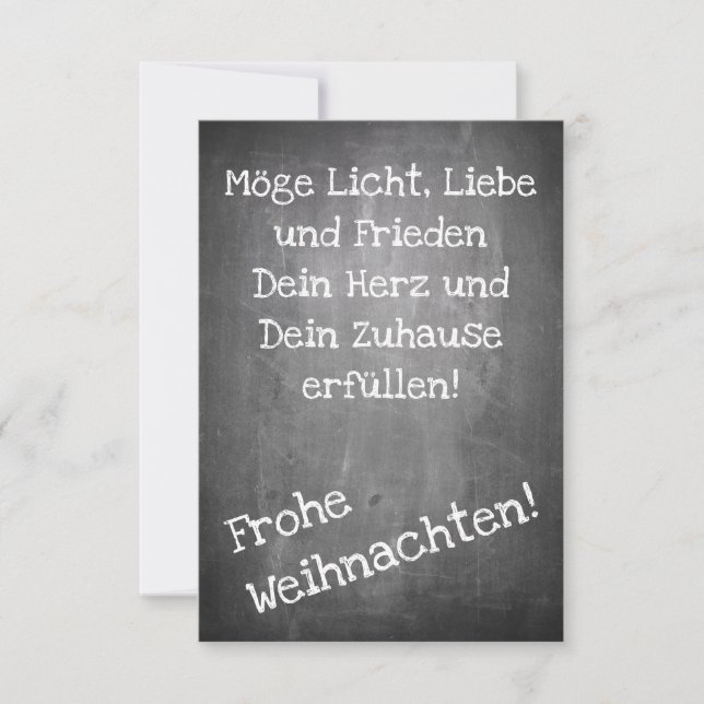 Julmotiv i stil-JULAFTON i schalkboard (Framsida)