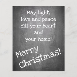 Julmotiv i stil-JULAFTON i schalkboard