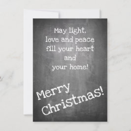Julmotiv i stil-JULAFTON i schalkboard