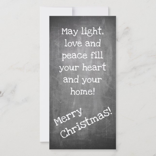 Julmotiv i stil-JULAFTON i schalkboard (Framsida)