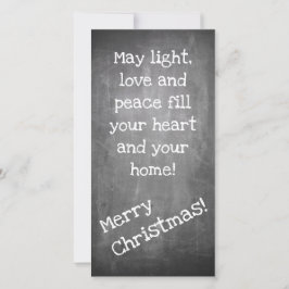 Julmotiv i stil-JULAFTON i schalkboard