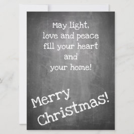 Julmotiv i stil-JULAFTON i schalkboard