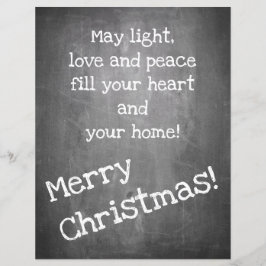 Julmotiv i stil-JULAFTON i schalkboard