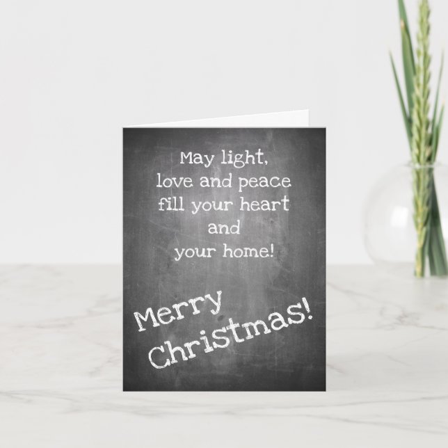 Julmotiv i stil-JULAFTON--tavlan Kort (Framsida)