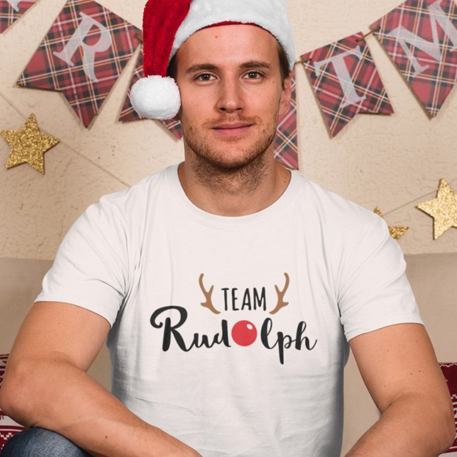 Julmotiv med Rudolf T Shirt (Skapare uppladdad)