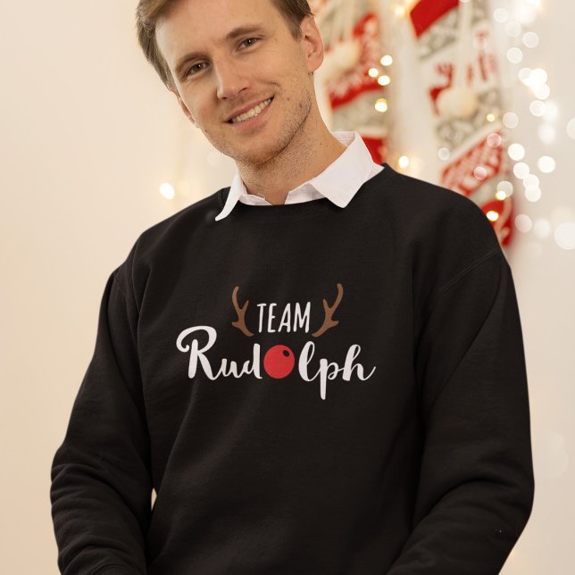 Julmotiv med Team Rudolph T Shirt (Skapare uppladdad)