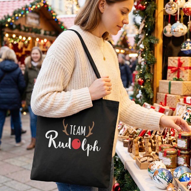 Julmotiv Rutinpåse för Team Rudolph Tygkasse (Skapare uppladdad)