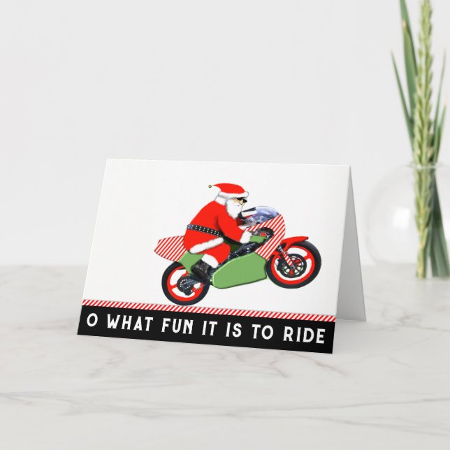 Julmotocross Helgkort (Framsida)