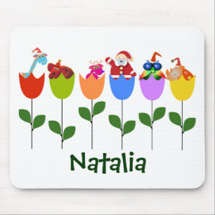 Julmousepad: Tulpan II Musmatta