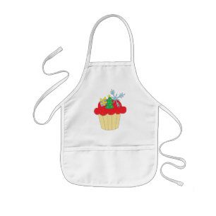 Julmuffin Barnförkläde
