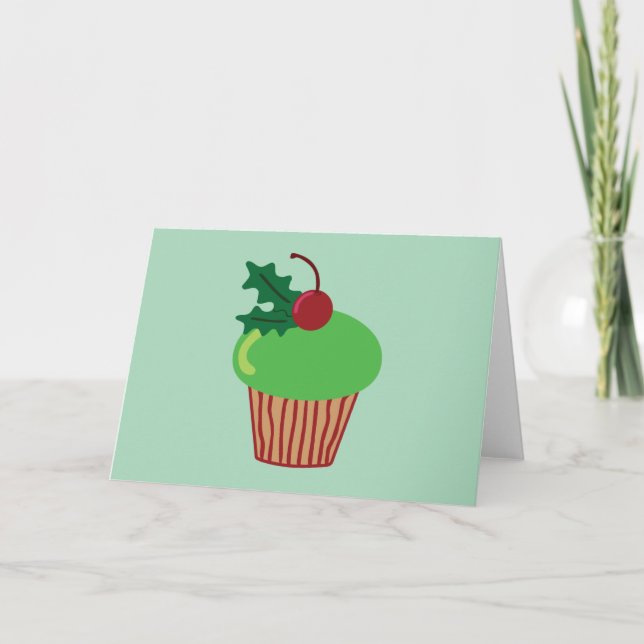 Julmuffin Helgkort (Framsida)