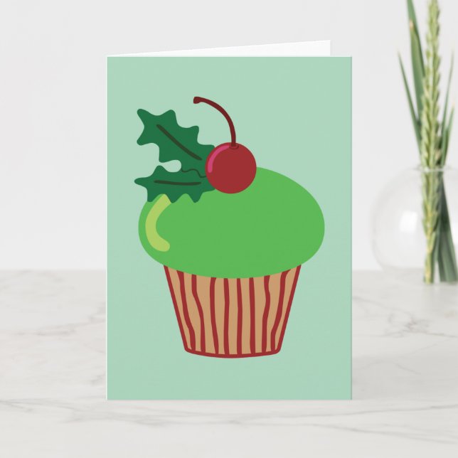 Julmuffin Helgkort (Framsida)