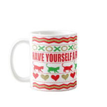 Julmugg 3,3 dl "Kattmugg Luffig jul"