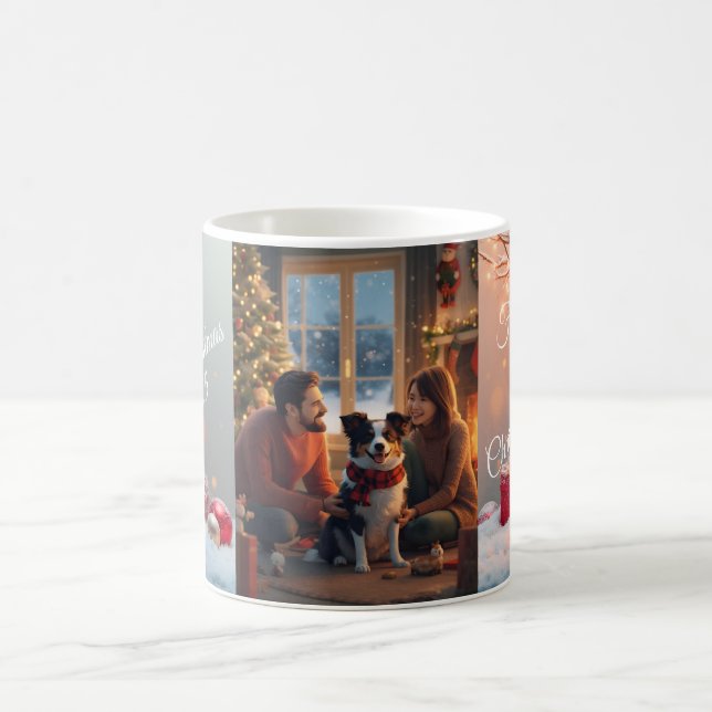 Julmugg med Border Collie – Mysig Hem Kaffemugg (Center)