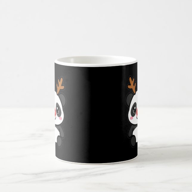 Julmugg med Ren Panda Kaffemugg (Center)