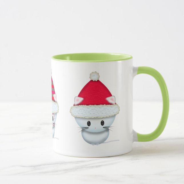 Julmugg med tre vita kattungar mugg (Höger)