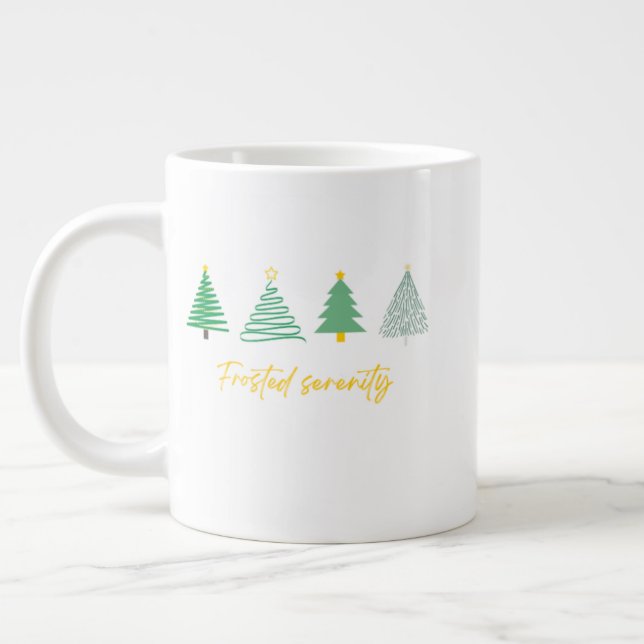 Julmugg – Mysig Holiday Kakao & Kaffe Jumbo Mugg (Vänster)