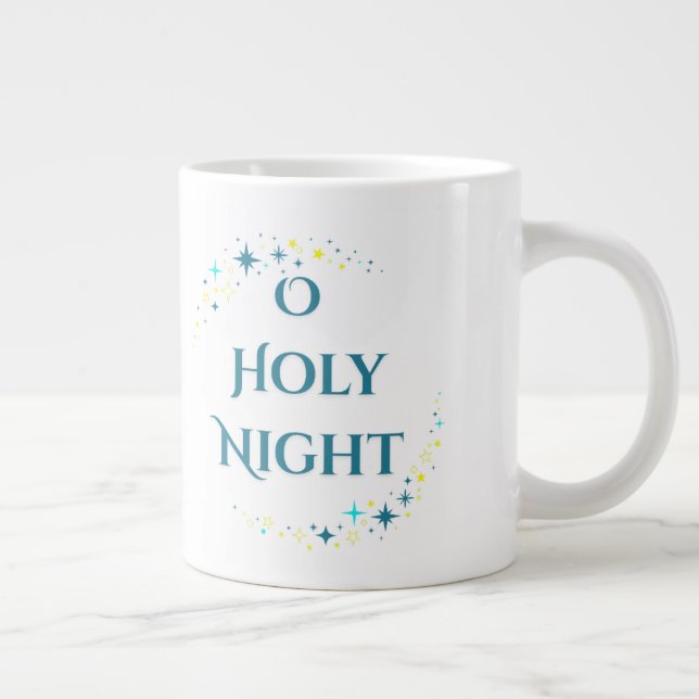 Julmugg - O Heliga Natt Jumbo Mugg (Höger)