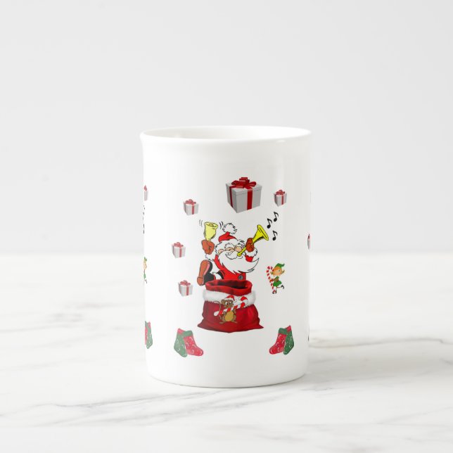 Julmugg Santa Benporslin Mugg (Framsidan)