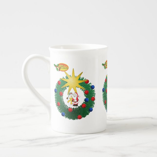 Julmugg, Tomte, God Jul Benporslin Mugg (Vänster)